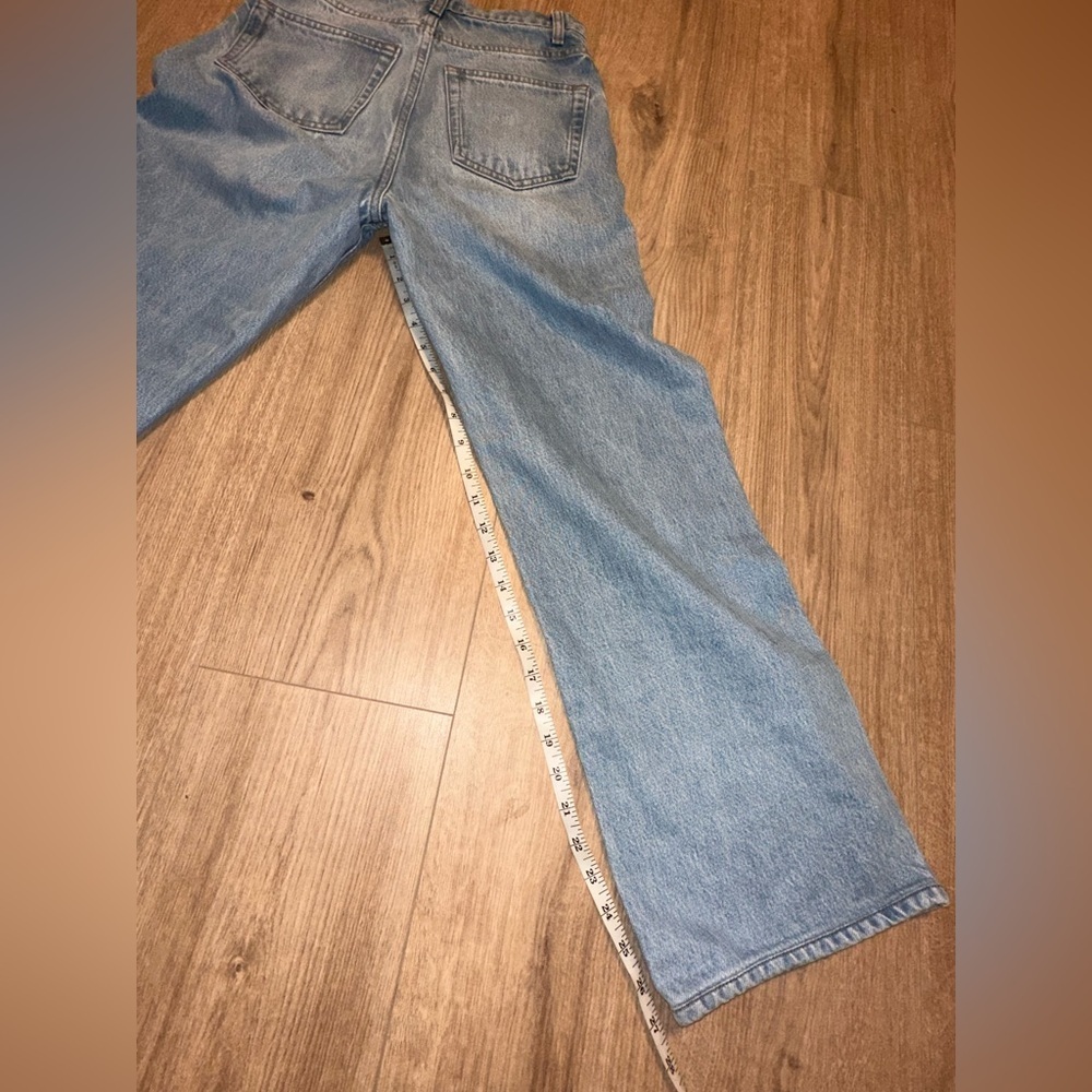 Reformation Light Blue Straight Leg Jeans size 24 - Picture 12 of 14